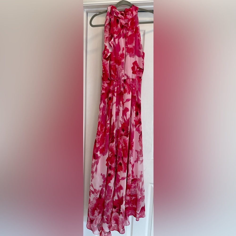 White House Black Market Pink Floral Dress